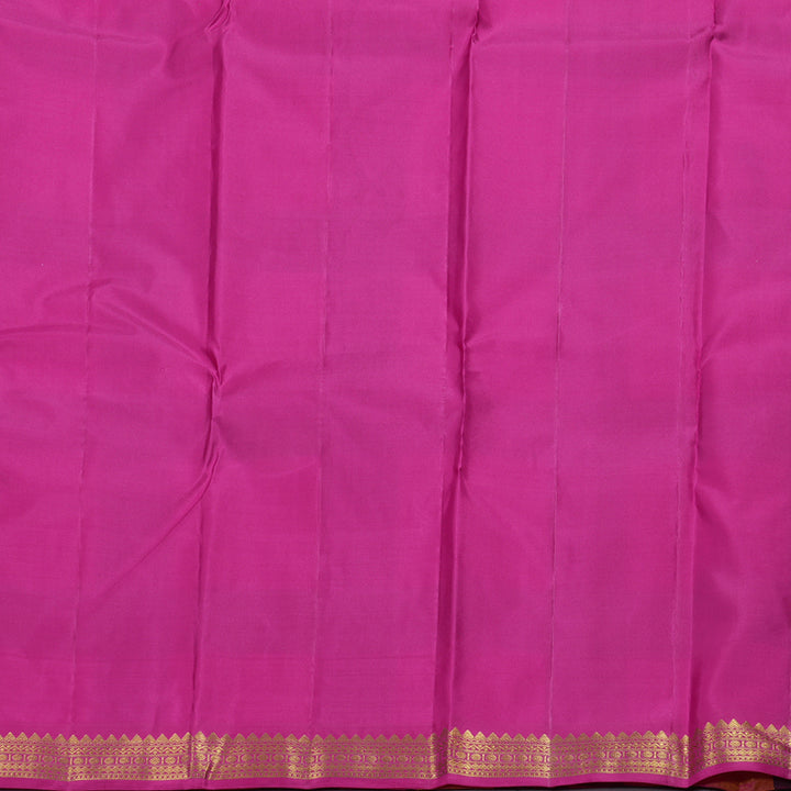 Hayagrivas Multi Color Checks Kanjivaram Silk Saree with Pink Border BBD947J3-2