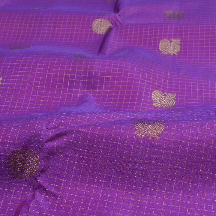 Hayagrivas Purple Kanjivaram Silk Saree with Purple Border BBD947J6-3