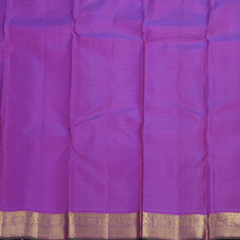 Hayagrivas Purple Kanjivaram Silk Saree with Purple Border BBD947J6-3