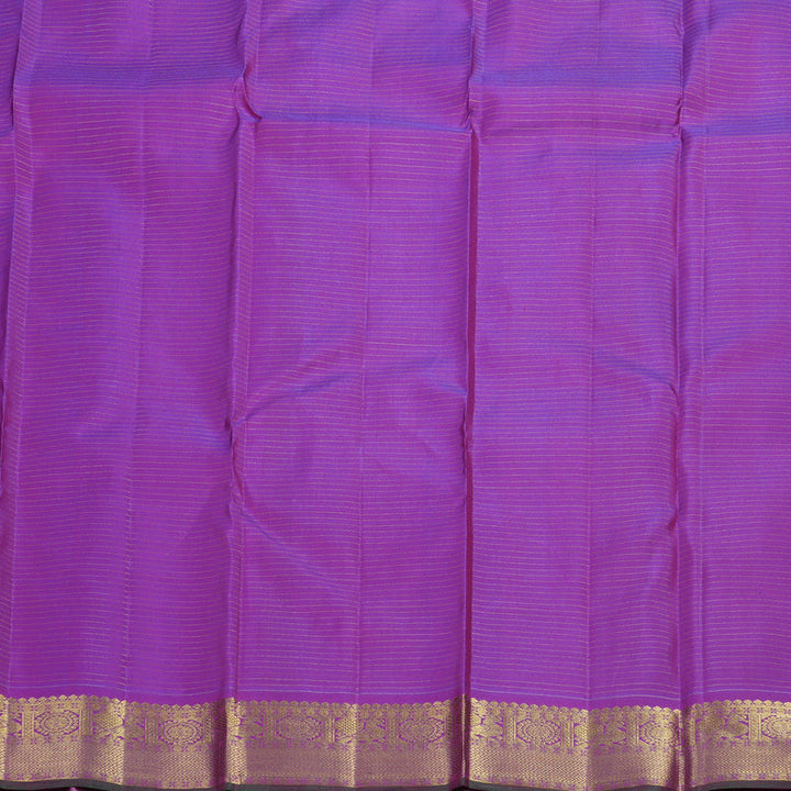 Hayagrivas Purple Kanjivaram Silk Saree with Purple Border BBD947J6-3