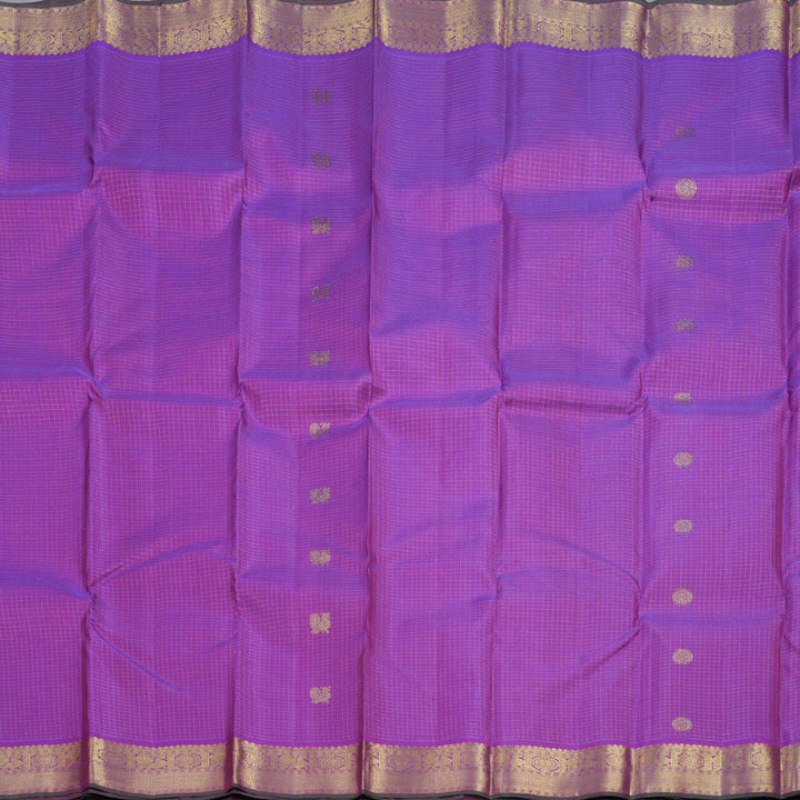 Hayagrivas Purple Kanjivaram Silk Saree with Purple Border BBD947J6-3