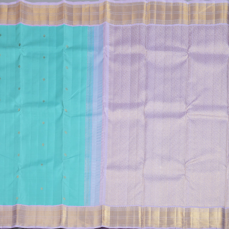 Hayagrivas Handloom Baby Blue With Lavender Korvai Kanjivaram Silk Saree BBD973J2-1