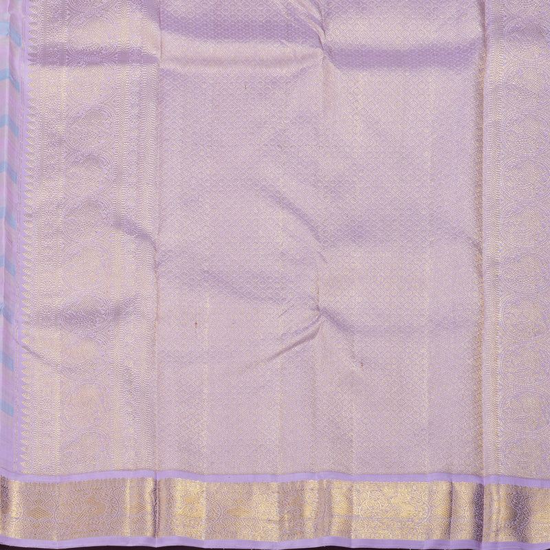 Hayagrivas Handloom Pastel Checks Kanjivaram Silk Saree BBD973J7-2