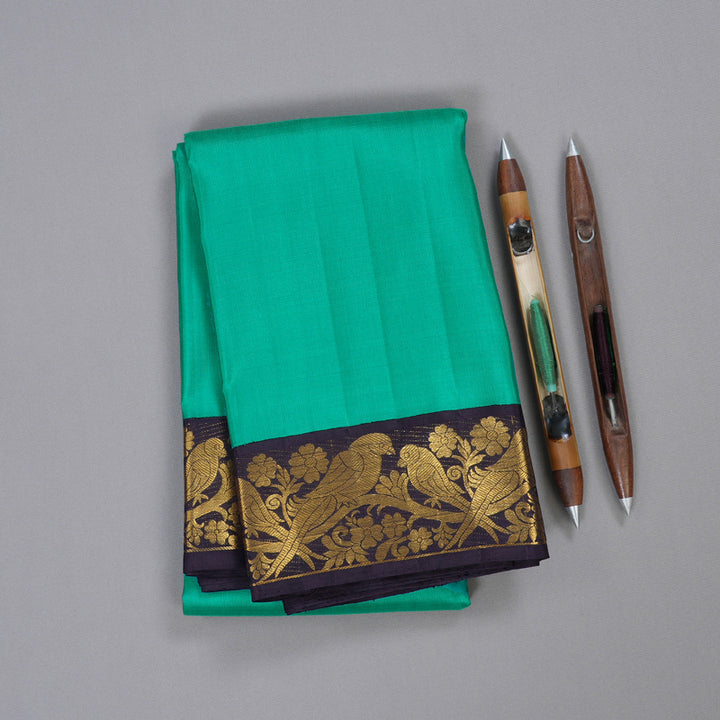 Hayavrivas Handloom Korvai Kanjivaram Silk Saree BBD973J8-1