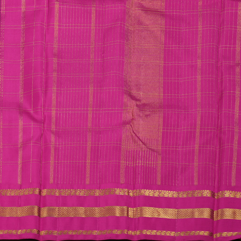 Hayagrivas Plum Purple Kanjivaram Silk Saree with Purple Border BBD976J5-1