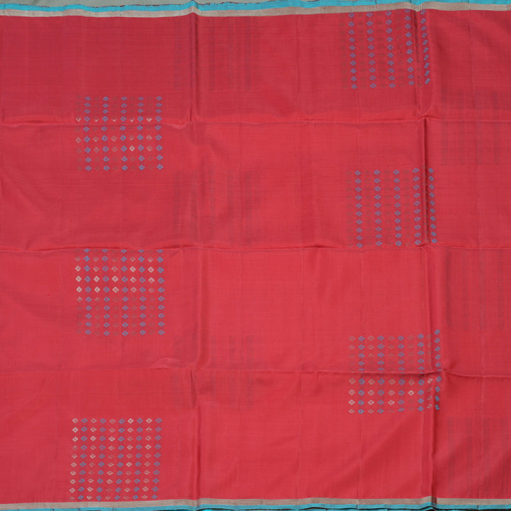 Hayagrivas Handloom Reddish Pink Soft Silk Saree BBD97D3-15
