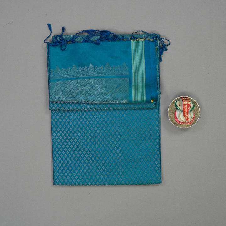 Hayagrivas Peacock Green Pure Soft Silk Saree BBD97D6-9