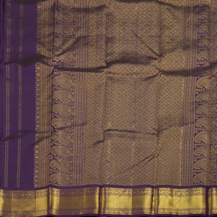 Hayagrivas Purple Kanjivaram Silk Saree with Purple Border BBD986J2-2