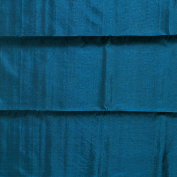 Hayagrivas Light Ash Grey Handloom Soft Silk Saree with Dark Sky Blue Border BBD98D2-7
