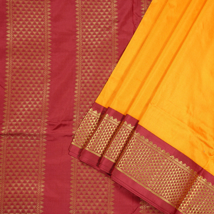 Hayagrivas Handloom Kanjivaram Ten Yards Silk Saree BBD990J1-29