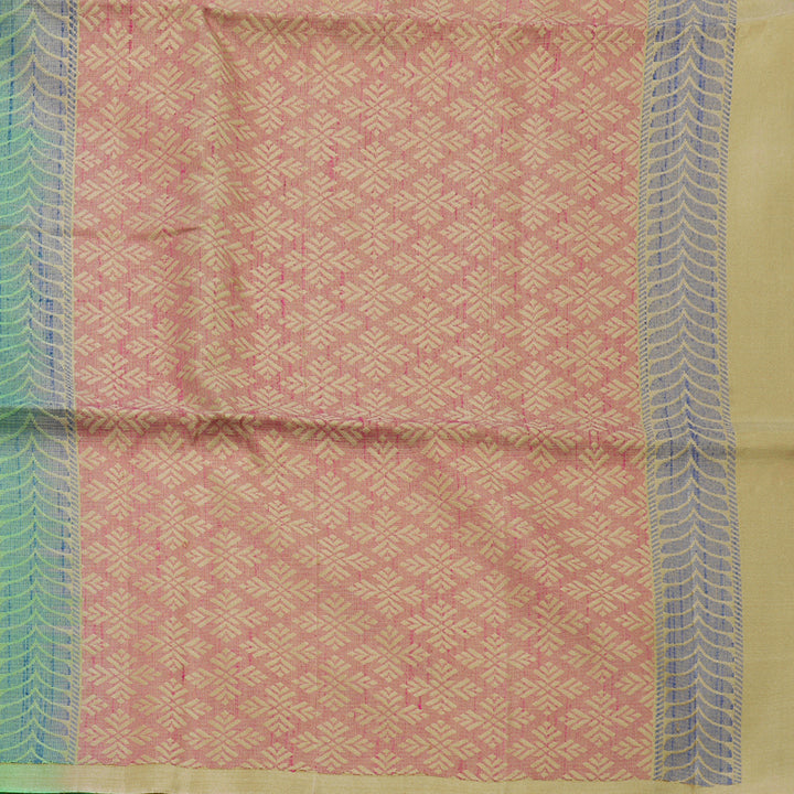 Hayagrivas Bright Green Handloom Soft Silk Saree BBD99D3-2