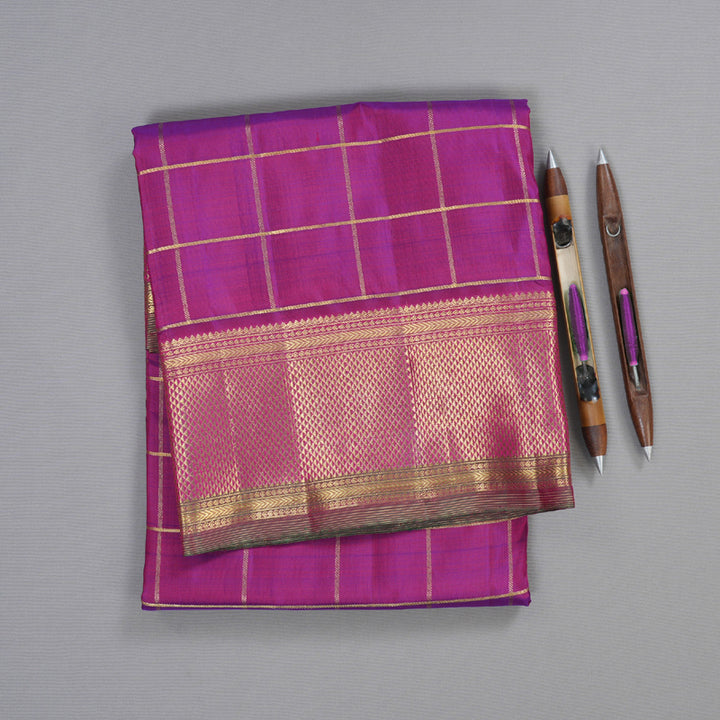 Hayagrivas Handloom Ten Yards Silk Saree BD262-SBS