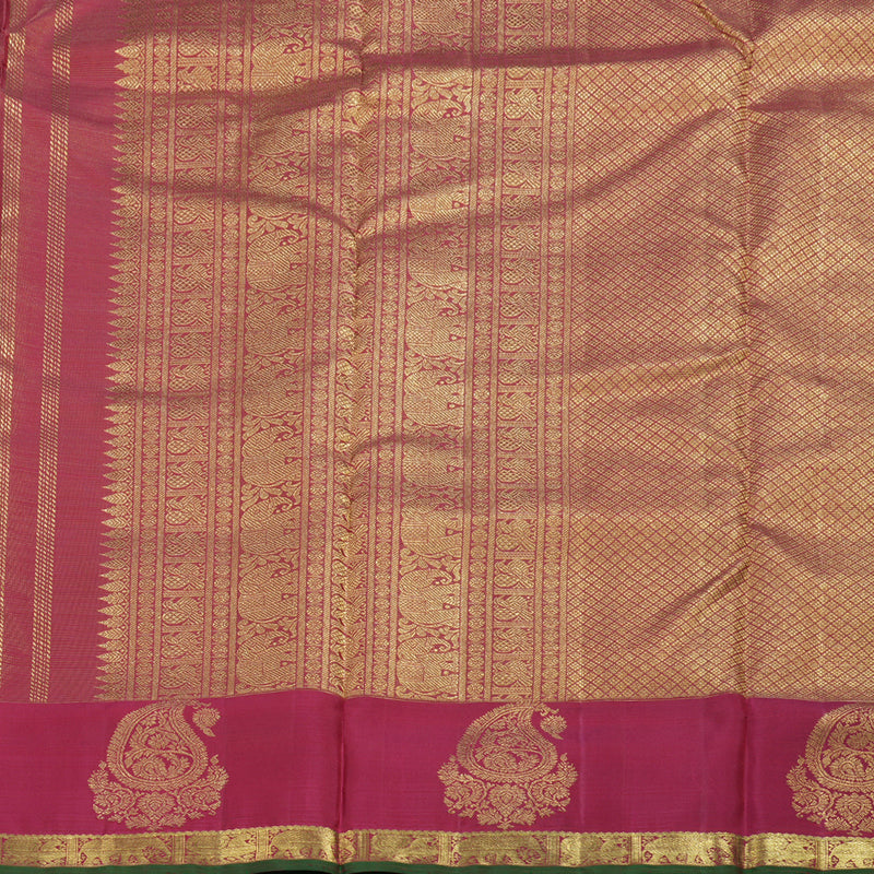 Hayagrivas Handloom Kanjivaram Ten Yards Silk Saree BD272-SBS