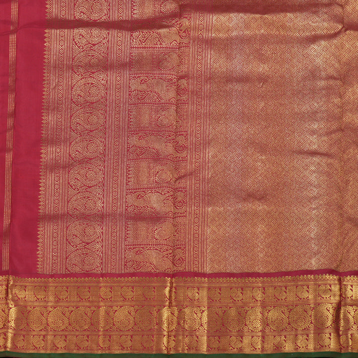 Hayagrivas Handloom Kanjivaram Ten Yards Silk Saree BD273-SBS