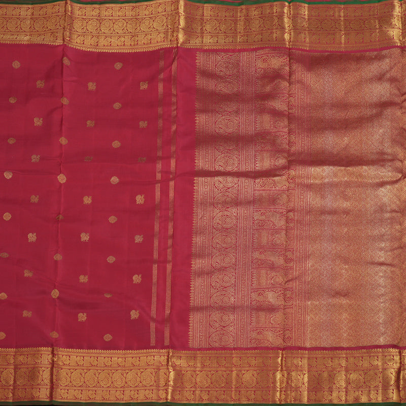 Hayagrivas Handloom Kanjivaram Ten Yards Silk Saree BD273-SBS