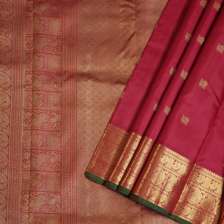 Hayagrivas Handloom Kanjivaram Ten Yards Silk Saree BD273-SBS