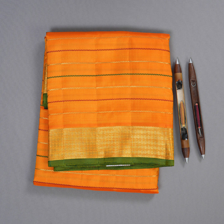 Hayagrivas Handloom Kanjivaram Ten Yards Silk Saree BD286-SBS