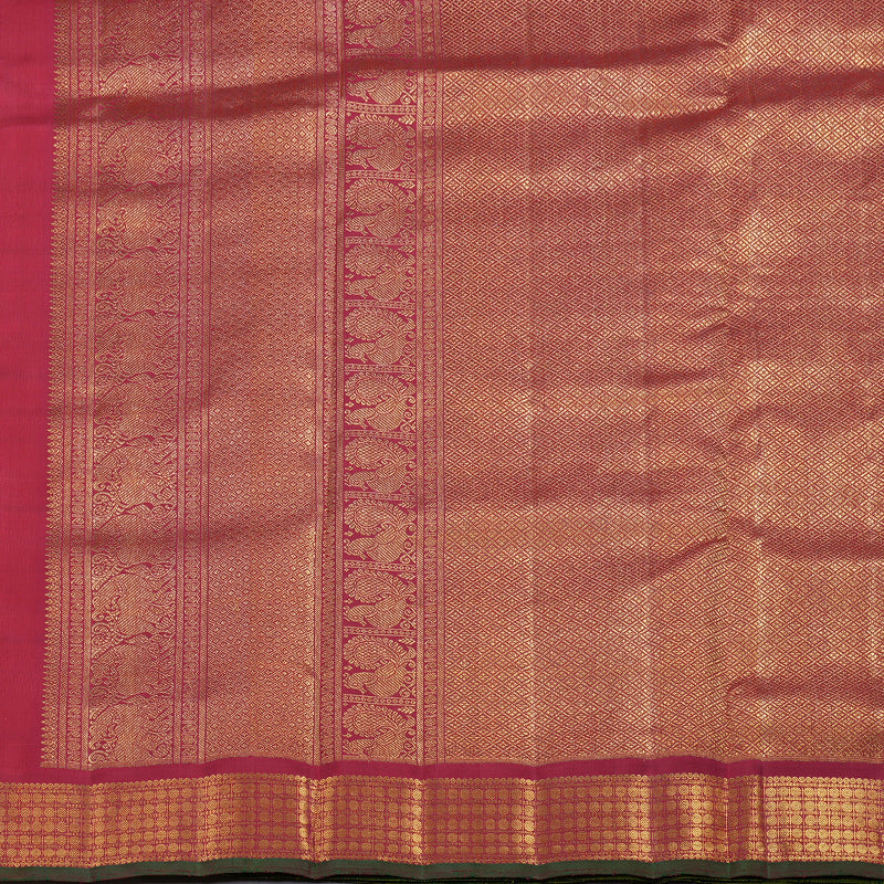 Hayagrivas Handloom Kanjivaram Ten Yards Silk Saree BD286-SBS