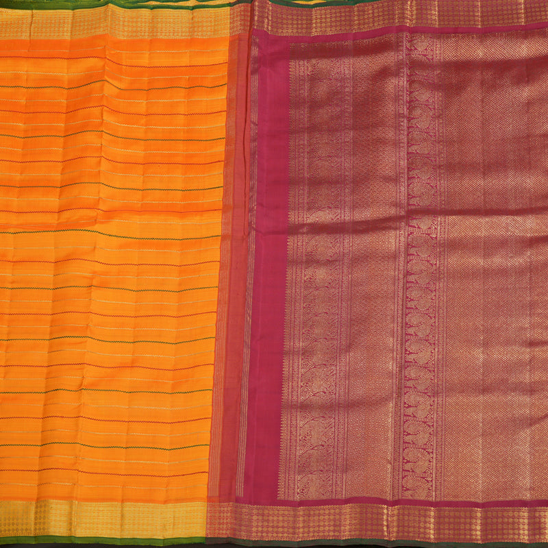 Hayagrivas Handloom Kanjivaram Ten Yards Silk Saree BD286-SBS