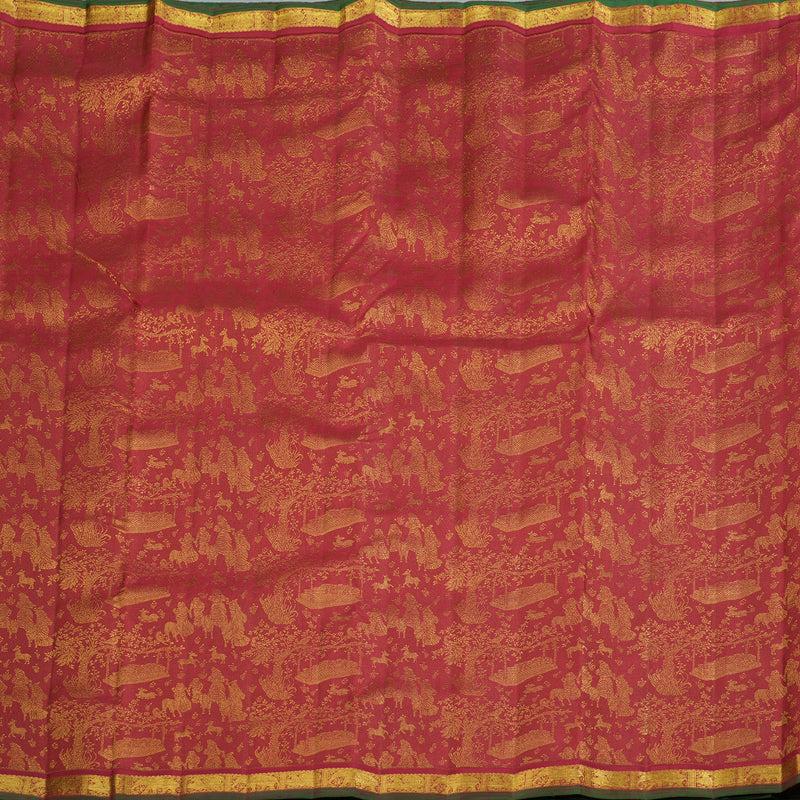 Hayagrivas Handloom Kanjivaram Ten Yards Silk Saree BD288-SBS