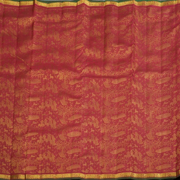 Hayagrivas Handloom Kanjivaram Ten Yards Silk Saree BD288-SBS