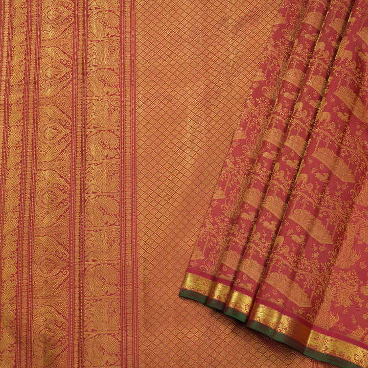 Hayagrivas Handloom Kanjivaram Ten Yards Silk Saree BD288-SBS