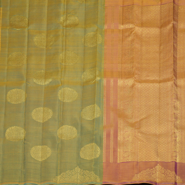 Hayagrivas Handloom Turning Border Silk Saree  BD305