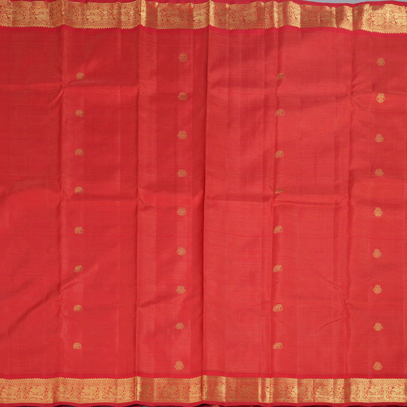 Hayagrivas Handloom Vairaoosi Red Kanjivaram Silk Saree BD332