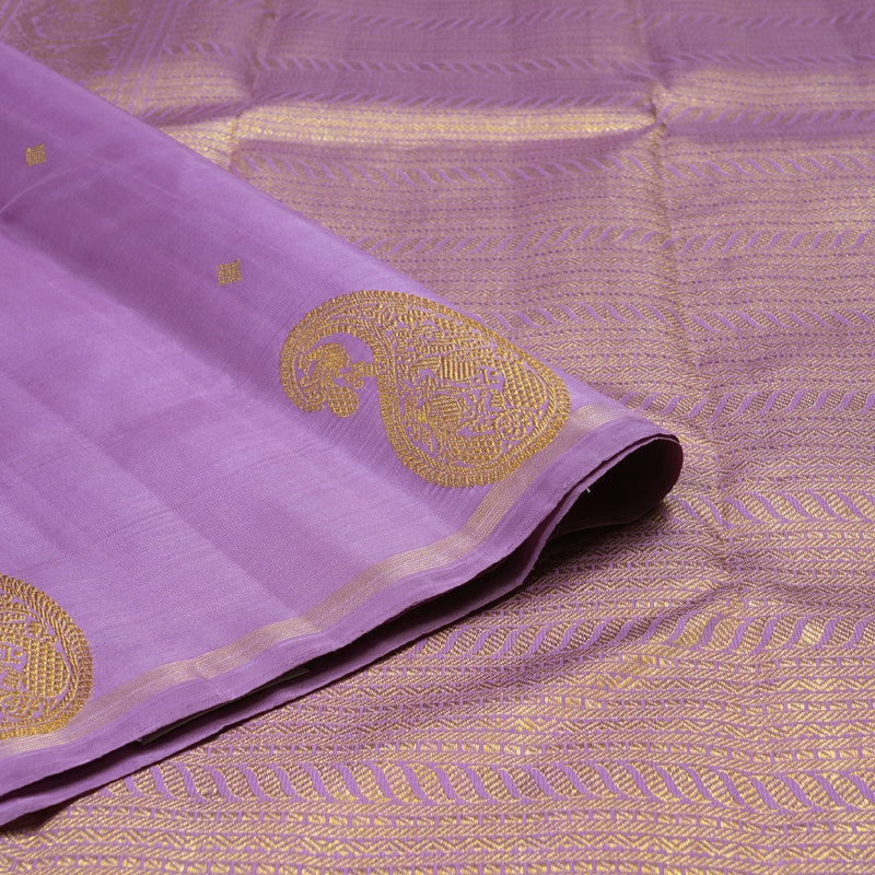 Hayagrivas Lavender Handloom Kanjivaram Silk Saree BD342-SBS