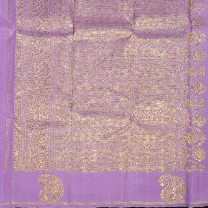 Hayagrivas Lavender Handloom Kanjivaram Silk Saree BD342-SBS