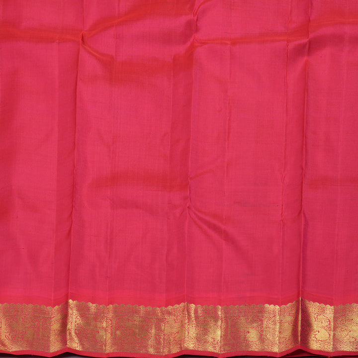 Hayagrivas Purple Kanjivaram Silk Saree with Redish Pink Border BD348-SBS