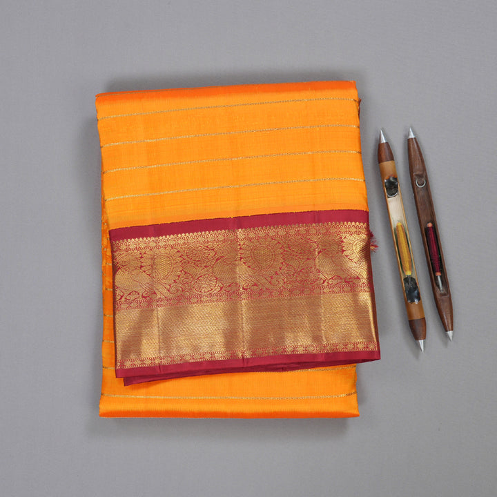 Hayagrivas Handloom Ten Yards Kanjivaram Silk Saree BD349-SBS