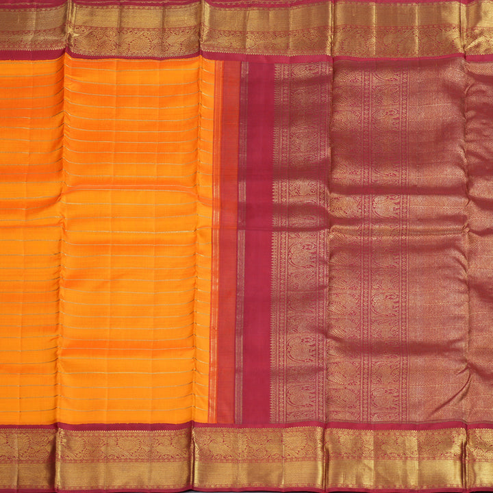 Hayagrivas Handloom Ten Yards Kanjivaram Silk Saree BD349-SBS