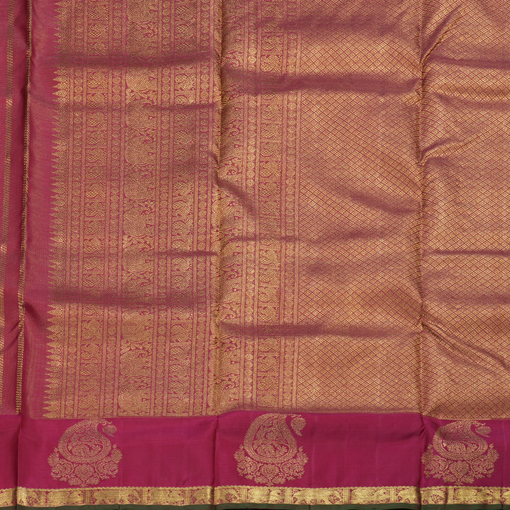 Hayagrivas Handloom Vairaoosi Ten Yards Kanjivaram Silk Saree BD352-SBS