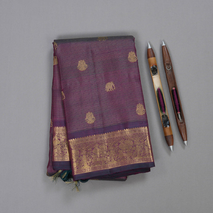 Hayagrivas Handloom Vairaoosi Kanjivaram Silk Saree BD355