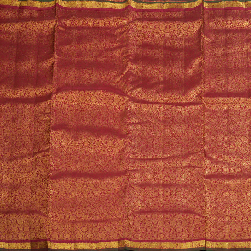 Hayagrivas Handloom Kanjivaram Ten Yards Silk Saree BD367 -SBS