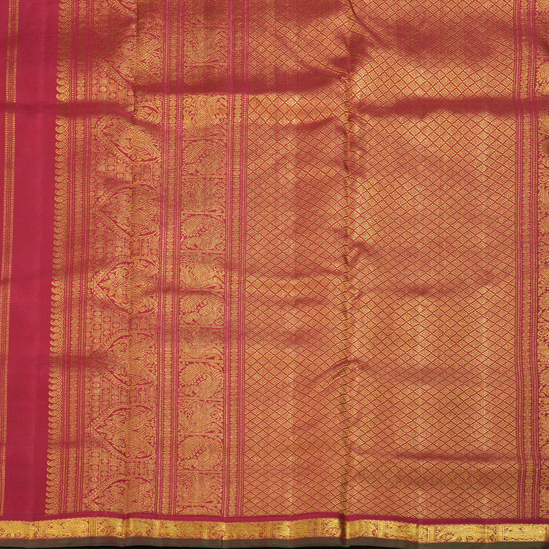 Hayagrivas Handloom Kanjivaram Ten Yards Silk Saree BD367 -SBS