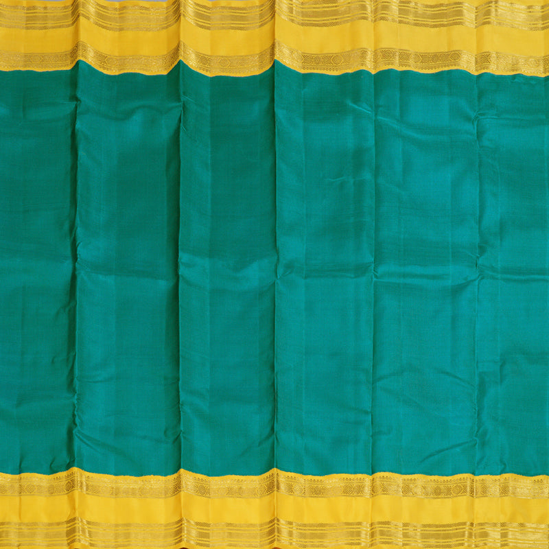 Hayagrivas Handloom Korvai Retta Pettu  Kanjivaram Silk Saree BD369