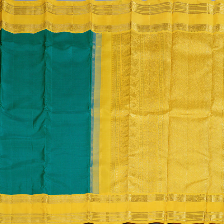 Hayagrivas Handloom Korvai Retta Pettu  Kanjivaram Silk Saree BD369