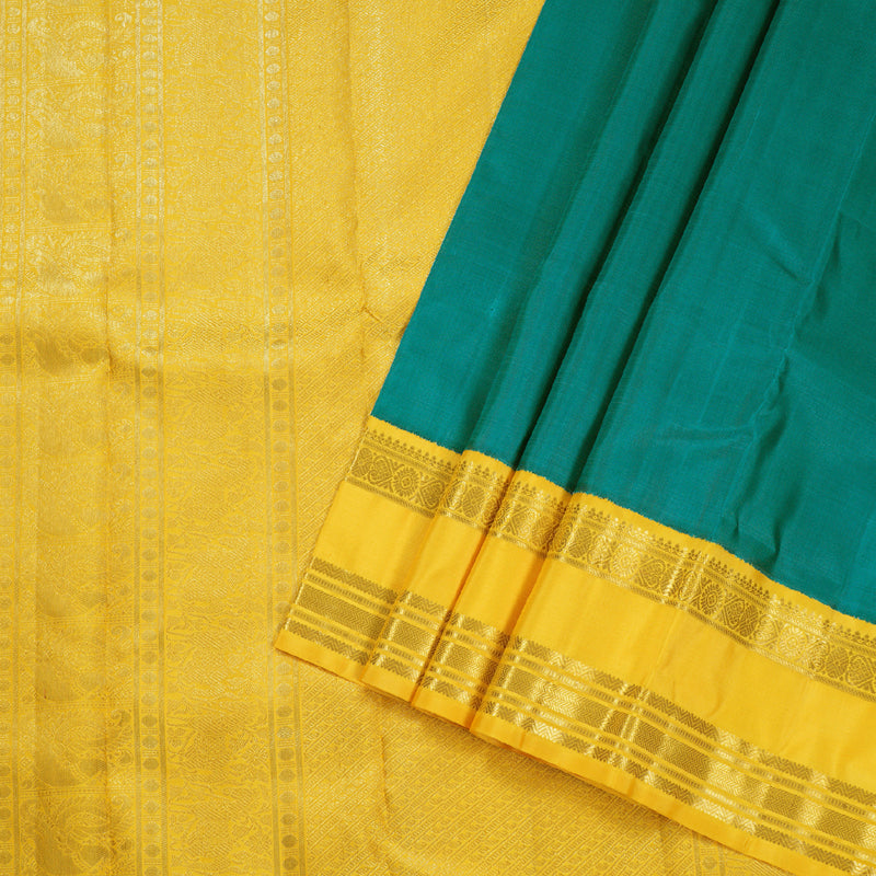 Hayagrivas Handloom Korvai Retta Pettu  Kanjivaram Silk Saree BD369