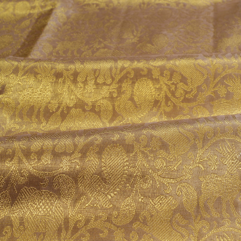 Hayagrivas Handloom Jari Tissue Brocade Kanjivaram Silk Saree BD379