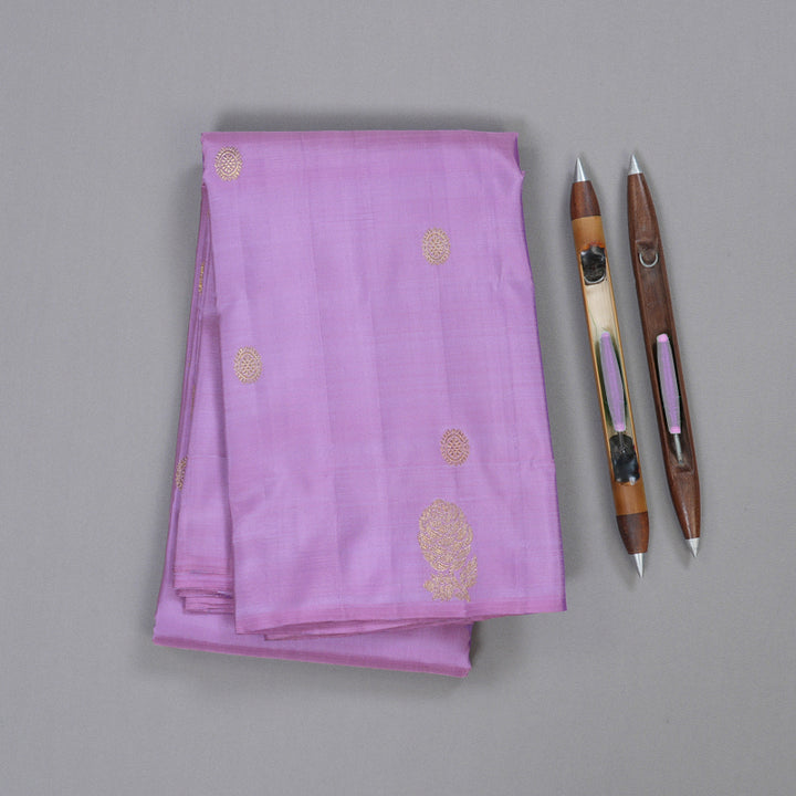 Hayagrivas Handloom Lavender Kanjivaram Silk Saree BD388-SBS