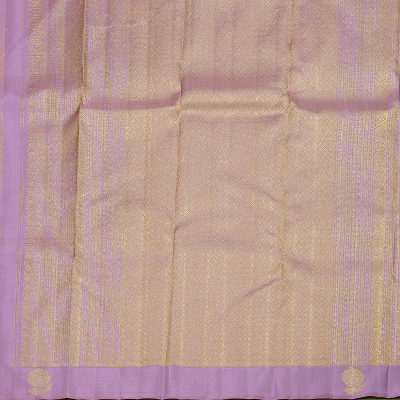 Hayagrivas Handloom Lavender Kanjivaram Silk Saree BD388-SBS