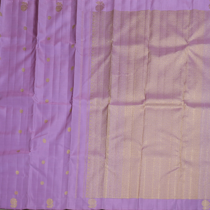 Hayagrivas Handloom Lavender Kanjivaram Silk Saree BD388-SBS