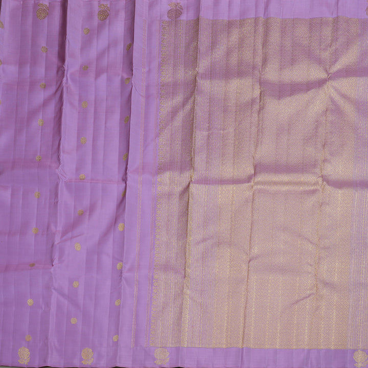 Hayagrivas Handloom Lavender Kanjivaram Silk Saree BD388-SBS