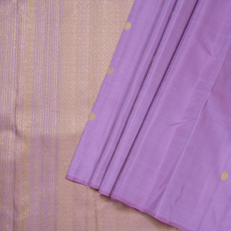 Hayagrivas Handloom Lavender Kanjivaram Silk Saree BD388-SBS