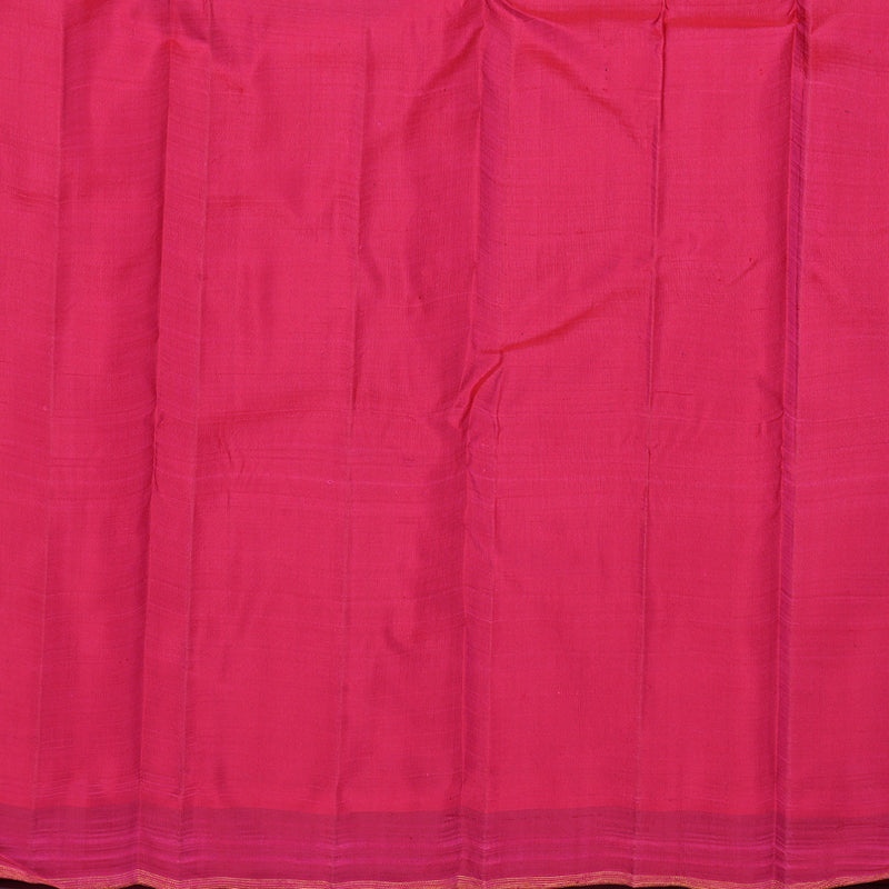 Hayagrivas Handloom Purple Kanjivaram Silk Saree with Reddish Pink Border BD406-SBS