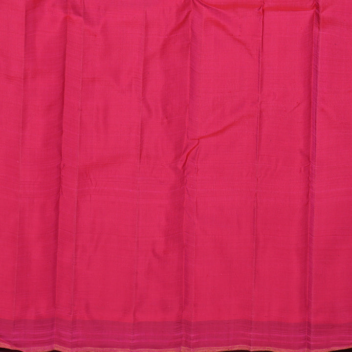 Hayagrivas Handloom Purple Kanjivaram Silk Saree with Reddish Pink Border BD406-SBS