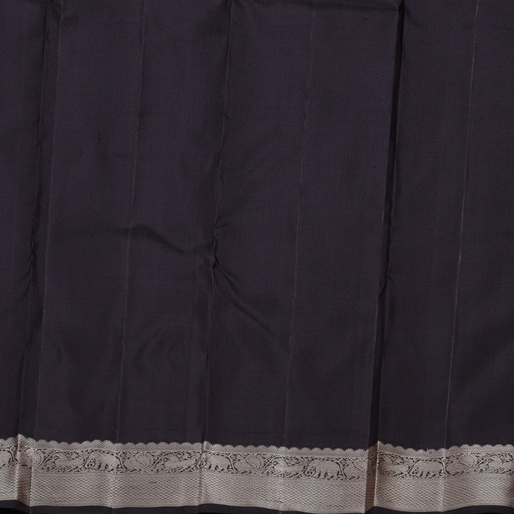 Hayagrivas Handloom Midnight Blue Kanjivaram Silk Saree BD411-SBS