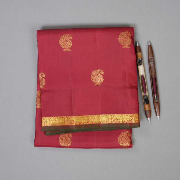 Hayagrivas  Handloom Korrai  Ten Yards Silk Saree BD412-SBS